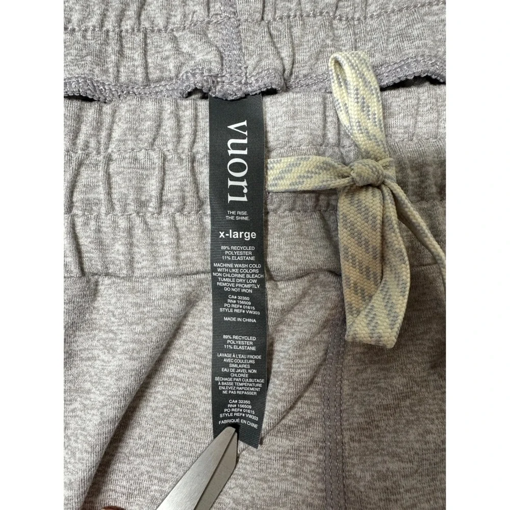 Vuori Womens Performance Jogger Pants Heather Gray Athleisure‎ XLarge 28" Inseam - Picture 7 of 16